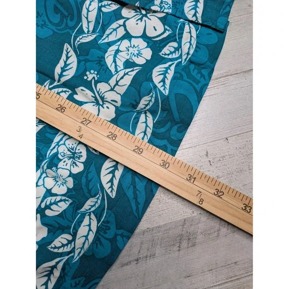 VTG Miami Dolphins Hawaiian Camp‎ Shirt AOP Single Stitch Mens Size Large NFL - Picture 9 of 10